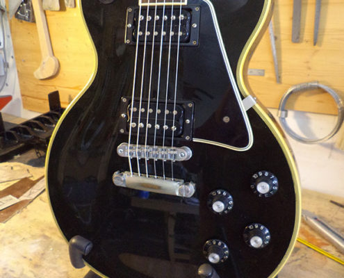 Personalizzazione chitarra Les Paul