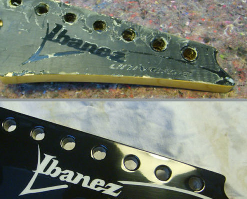 Riparazione paletta chitarra Ibanez